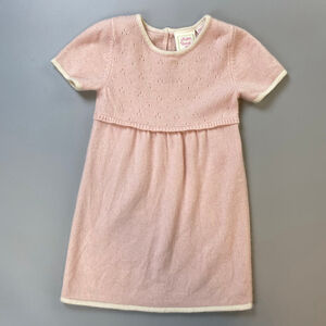 Baby Jillian's Closet Dress 100% Cashmere Pink 12 Months Soft Cozy Pretty Luxur1
